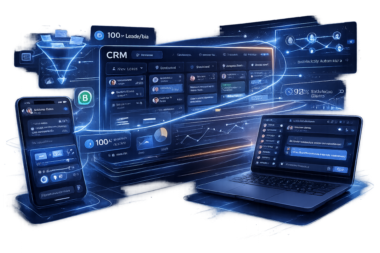 Painel ChatDigi — atendimento WhatsApp com chatbot, filas e métricas